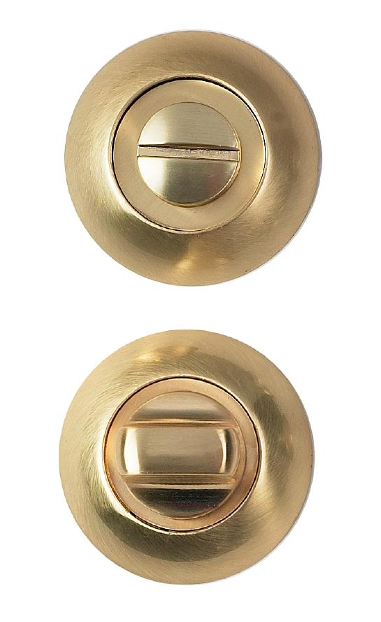 Завертка дверная сантехническая Bussare WC-10 S.Gold матовое золото
