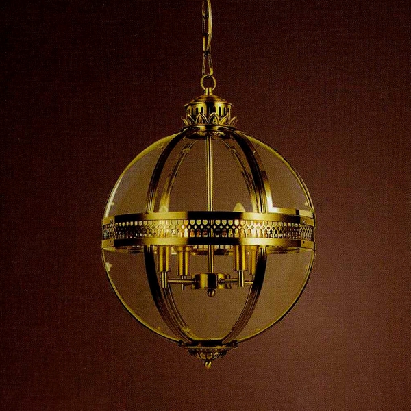 Светильник подвесной DeLight Collection KM0115P-3S antique brass