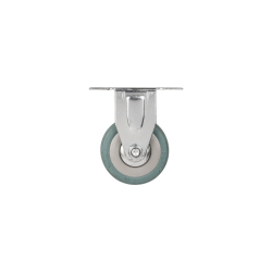 Опора Ajax (Аякс) колесная прямоходная с площадкой WL/BN-50R/100 kg резина