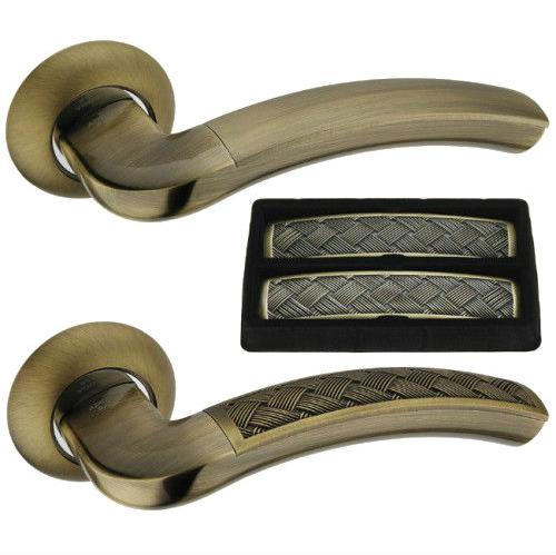 Ручка дверная межкомнатная Adden Bau Twin A127-02 Bronze бронза