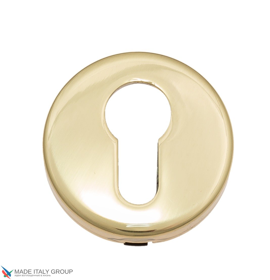 Накладка под цилиндр на круг. основании Fratelli Cattini  FCT035 CYL 7-OLV полированная латунь