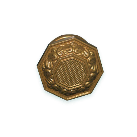 Ручка кнопка дверная металлическая Строммашина РД-1-ПП (08-Ш-001) (бронза)