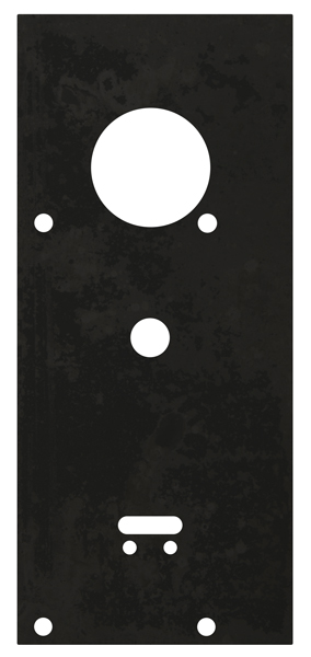 Пластина защитная для замков Fuaro двухсистемных (сувальдный ключ внизу, тип-размер CISA 57.986)