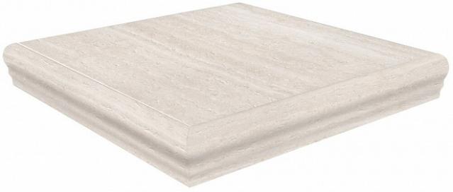 Ступень угловая правая Kerama Marazzi Пантеон SG157100R/GR/AND беж светлый 34х34