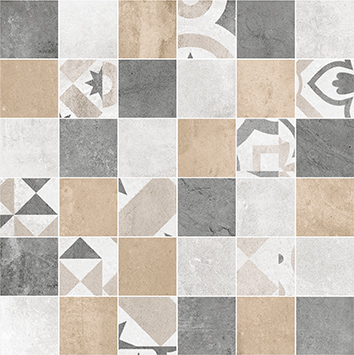 Мозаика LB-CERAMICS Цемент Стайл напольная мульт. 6132-0128 30х30