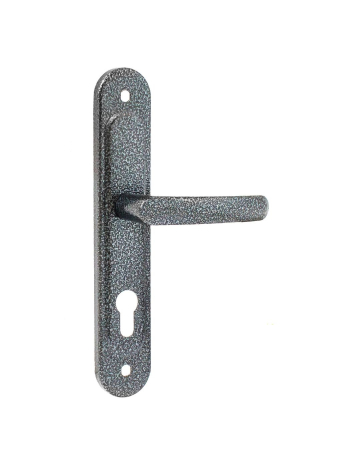 Ручка дверная Zenit (Зенит) на планке РФ1-68.02 серебро