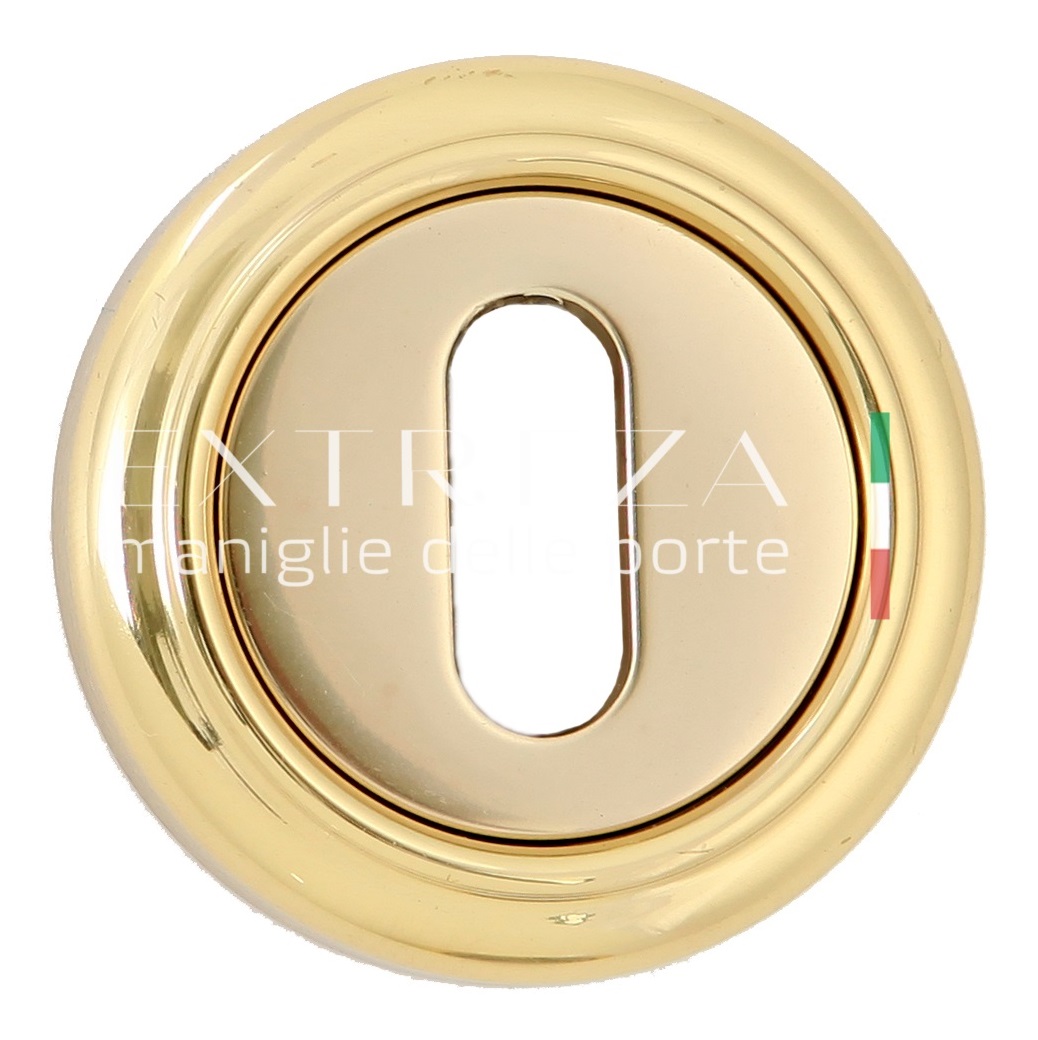 Накладка под ключ буратино дверная Extreza KEY R01 полированное золото F01