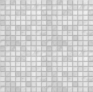 Мозаика Карамелле Pietrine Dolomiti bianco MAT чип 15x15х4 30,5х30,5
