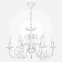Подвесная люстра Eurosvet 60018/6 белый с золотом