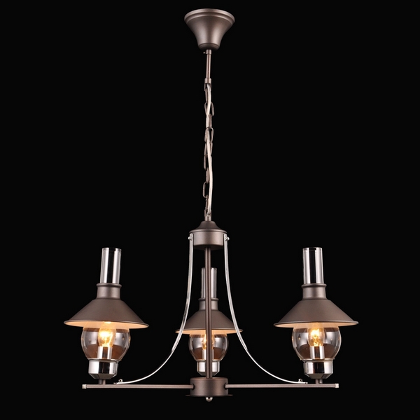 Люстра подвесная Natali Kovaltseva ALABARDA 75117-3C ANTIQUE GRAY