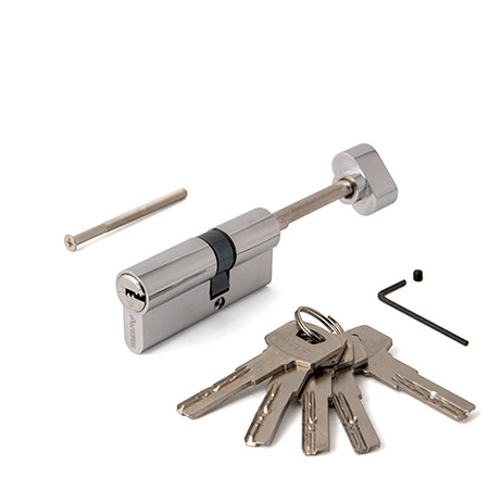 Цилиндр для замка ключ / ключ Avers ZM-70(30S/40)-S/65-C11-CR хром