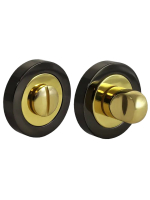 Завертка сантехническая Morelli Luxury LUX-WC-R2 NNO, цвет - черный хром/золото