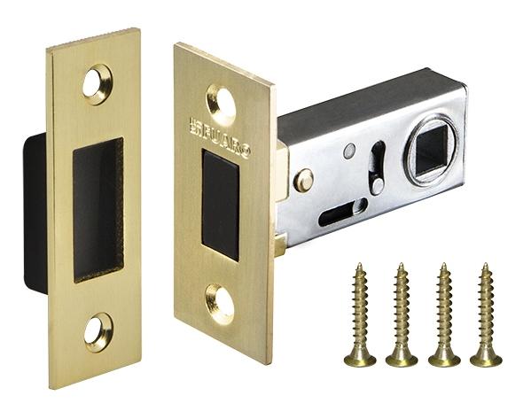 Защелка дверная межкомнатная Fuaro Magnet M12-50-25 SG матовое золото магнитная