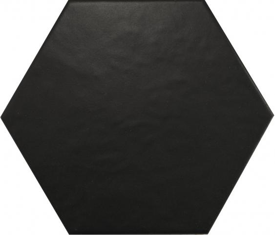 Керамогранит Equipe Hexatile Negro Mate напольная 17,5х20