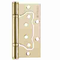 Комплект 10 шт. - Петля дверная накладная без врезки (бабочка) Fuaro 500-2BB 100x2,5 PB латунь