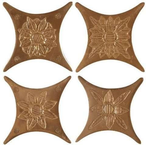 Плитка керамическая Azulev Octogonal Estrella Charme Bronce микс из 4 шт вставка 6,7х6,7