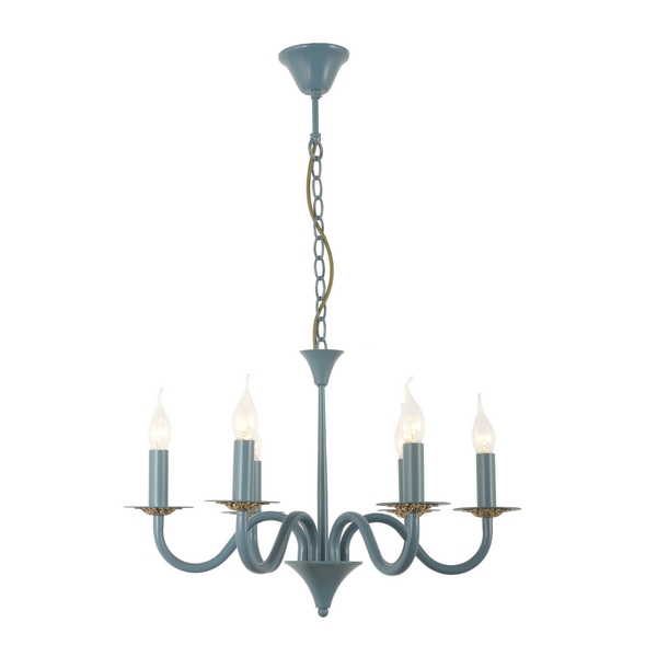 Люстра подвесная Arti Lampadari Pontone E 1.1.6 BLUE