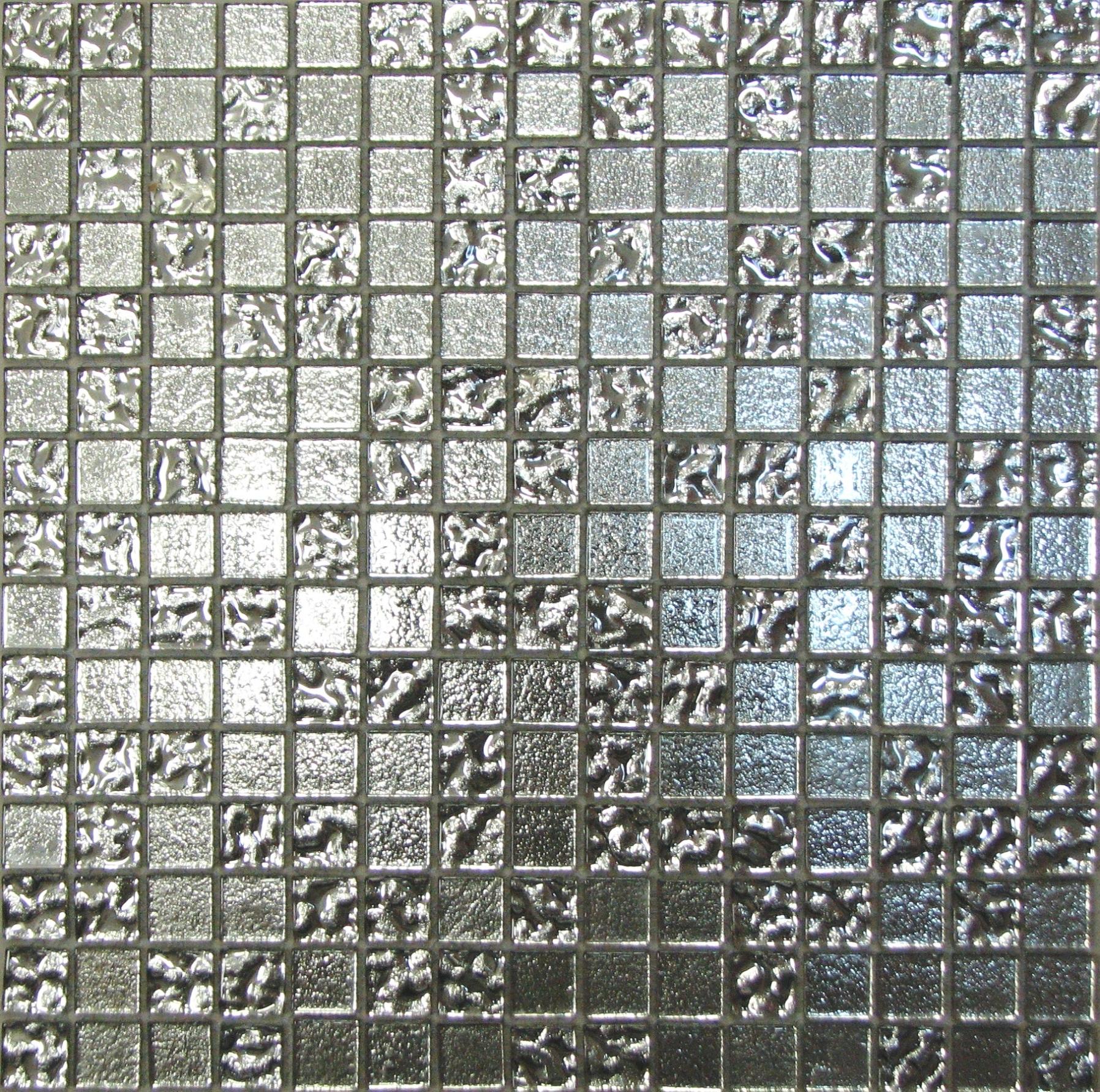 Мозаика Bonaparte стекло с камнем Shik Gold - 3 4х20х20 32,7х32,7