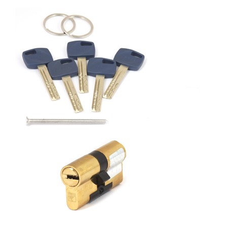 Цилиндр для замка ключ / ключ Apecs Premier XR-60-G золото