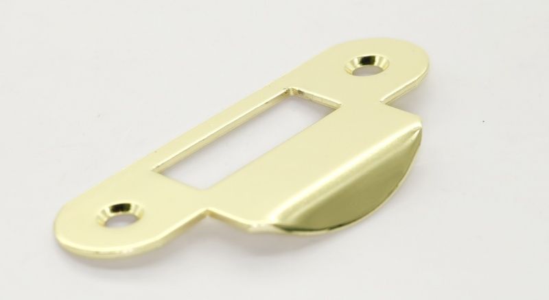 Планка ответная с изогнутым язычком Morelli Innovation Z1 PG золото, с изогнутым язычком
