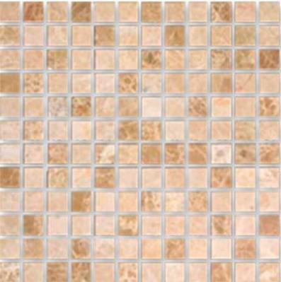 Мозаика Карамелле Pietrine Emperador Light MAT чип 23x23х4 29,8х29,8