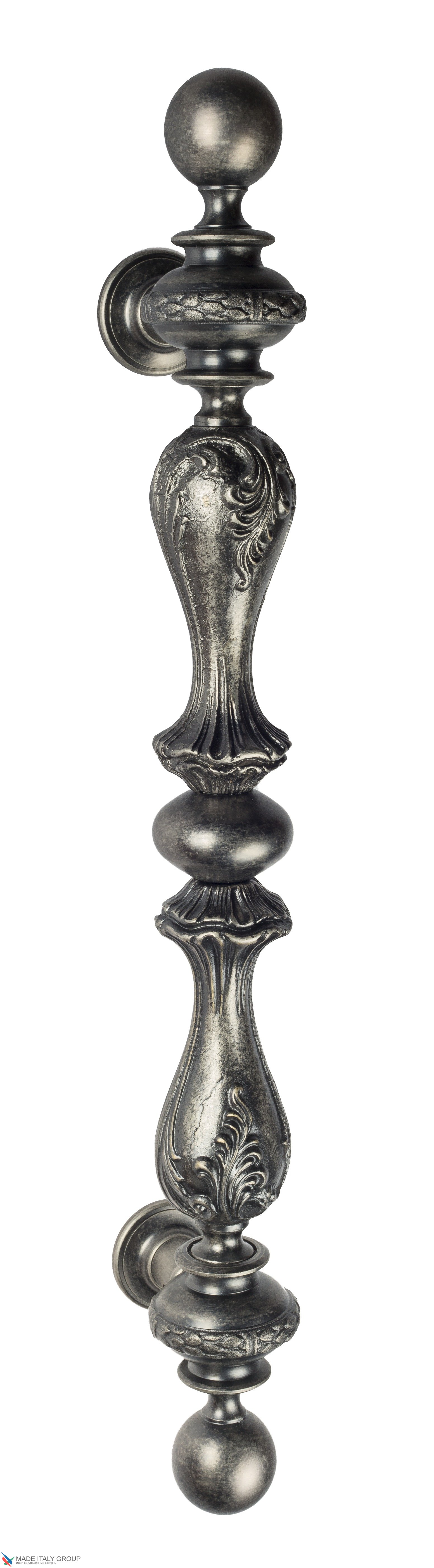 Ручка скоба Venezia "PALAZZO" 640мм (445мм) античное серебро
