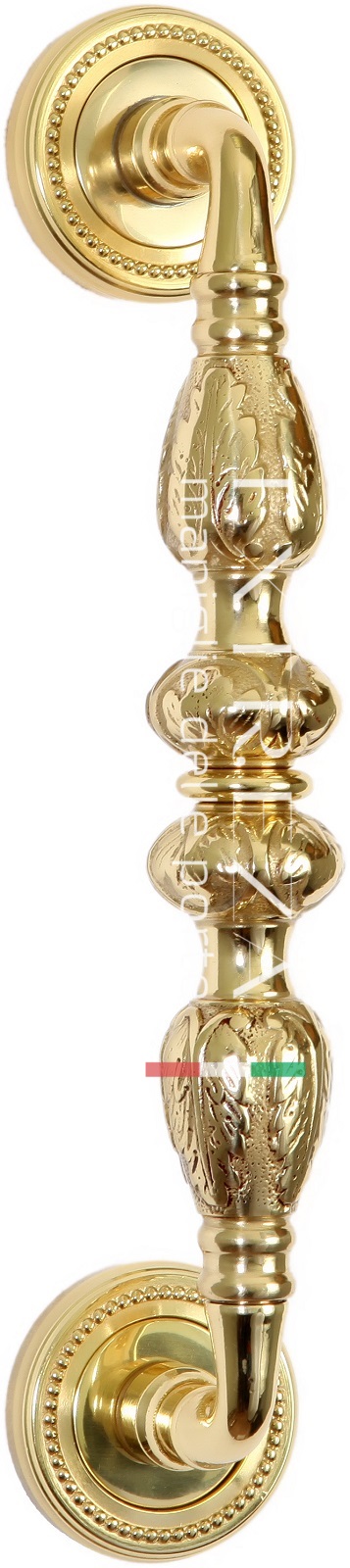 Ручка скоба дверная Extreza TESLA (Тесла) 300 мм (250 мм) R03 полированное золото F01