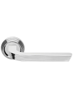 Ручка дверная Morelli Luxury ALLURE WD CRO раздельная на круглом основании, цвет хром, латунь