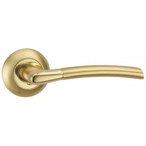 Ручка дверная межкомнатная Punto Ardea TL SG/GP-4 матовое золото/золото