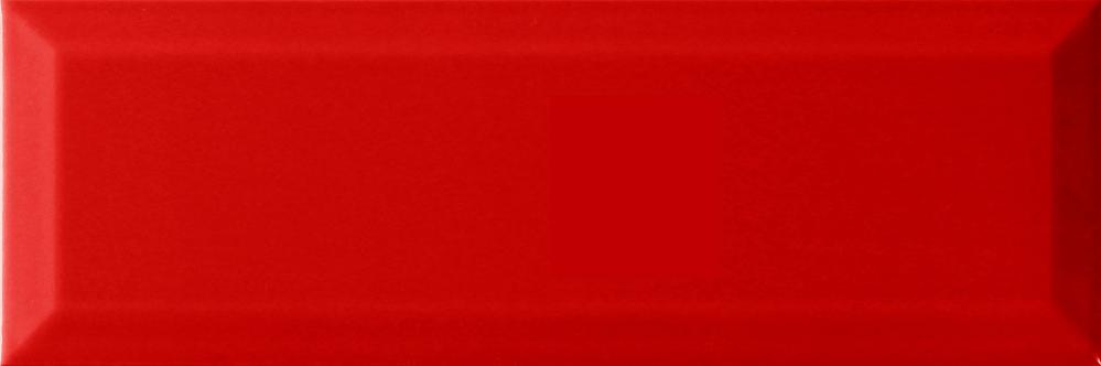 Плитка керамическая Monopole Tempranillo Fresh Rojo Brillo Bisel напольная 10х30