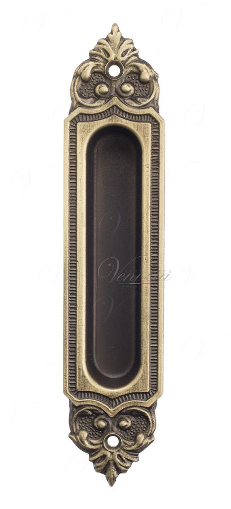 Ручки купе для раздвижных дверей Venezia U122 матовая бронза