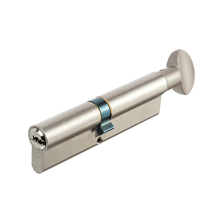 Цилиндр для замка ключ / вертушка Kale Kilit 164SM-100(40+10+50C)-C-NP-5KEY-STB 164SM000071 никель