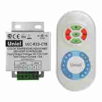 Контроллер для управления мультибелыми светодиодами с пультом ДУ Uniel ULC-R23-CTB White 05949