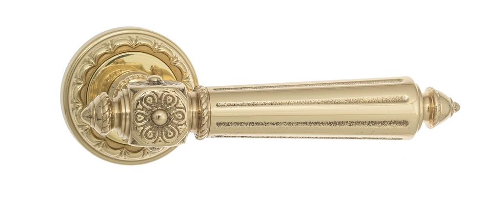 Ручка дверная межкомнатная Venezia Castello D2 полированная латунь