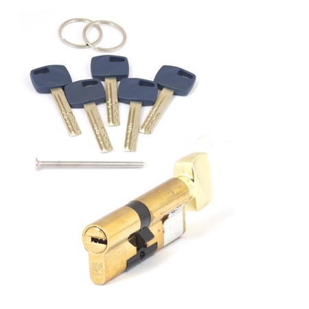 Цилиндр для замка ключ / ключ Apecs Premier XR-80(35/45C)-C15-G золото