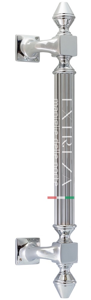 Ручка скоба дверная Extreza IMPERO (Имперо) 430 мм (300 мм) полированный хром F04