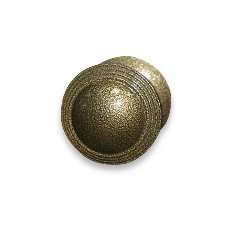 Ручка кнопка дверная металлическая Могилев РДК-1 (бронза)