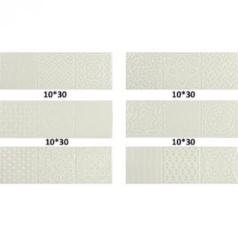 Плитка керамическая Monopole Esencia Relieve Botella Brillo настенная 10х30