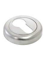 Накладка на замок Morelli Luxury LUX-KH-R4 CSA круглая под евроцилиндр, цвет матовый хром