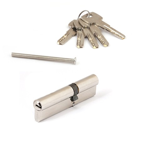 Цилиндр для замка ключ / ключ Apecs SM-110(45/65)-NI никель