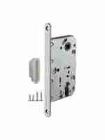 Корпус врезного замка с защелкой MAGNLN85-50 SN мат.никель