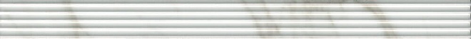 Бордюр Kerama Marazzi Прадо белый структура обрезной LSA014R 3,4х40