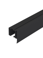 Комплект Armadillo (Армадилло) верхняя направляющая + декор.накладка SLD.Comfort-PRO.KIT/2000 track + dec (2м) BL Черный