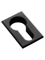 Накладка на замок Morelli Luxury LUX-KH-SM NERO под евроцилиндр, цвет черный