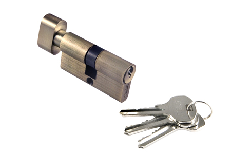 Цилиндр для замка Morelli 70CK AB бронза ключ/вертушка