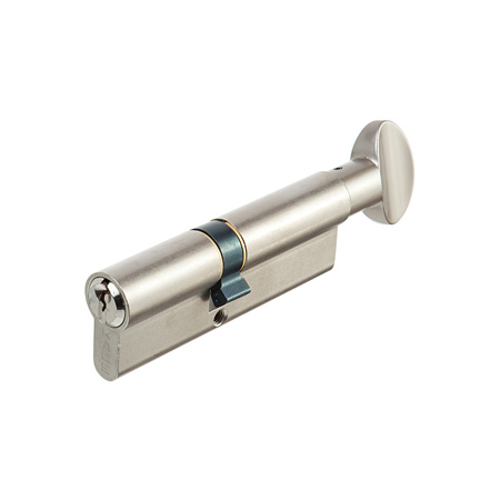 Цилиндр для замка ключ / вертушка Kale Kilit 164GM-90(35+10+45C)-C-NP-3KEY-STB 164GM000080 никель