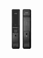 Замок врезной электронный Kaadas K9-5W с отпечатком пальца, со встроенным модулем WIFI, черный