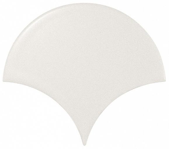 Плитка керамическая Equipe Scale Fan White Matt настенная 10,6х12