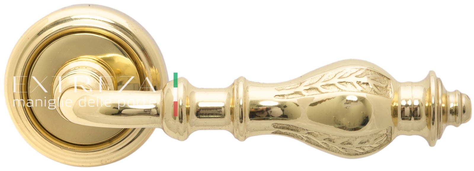 Ручка дверная Extreza EVITA (Эвита) 301 на розетке R01 полированное золото F01