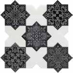 Мозаика Skalini Pantheon PNT (BLACK-White) Irregular х10 9,2х18,4